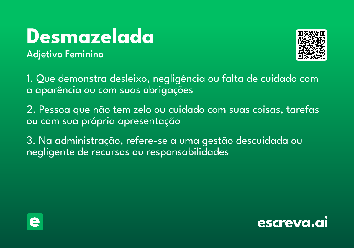 desmazelada