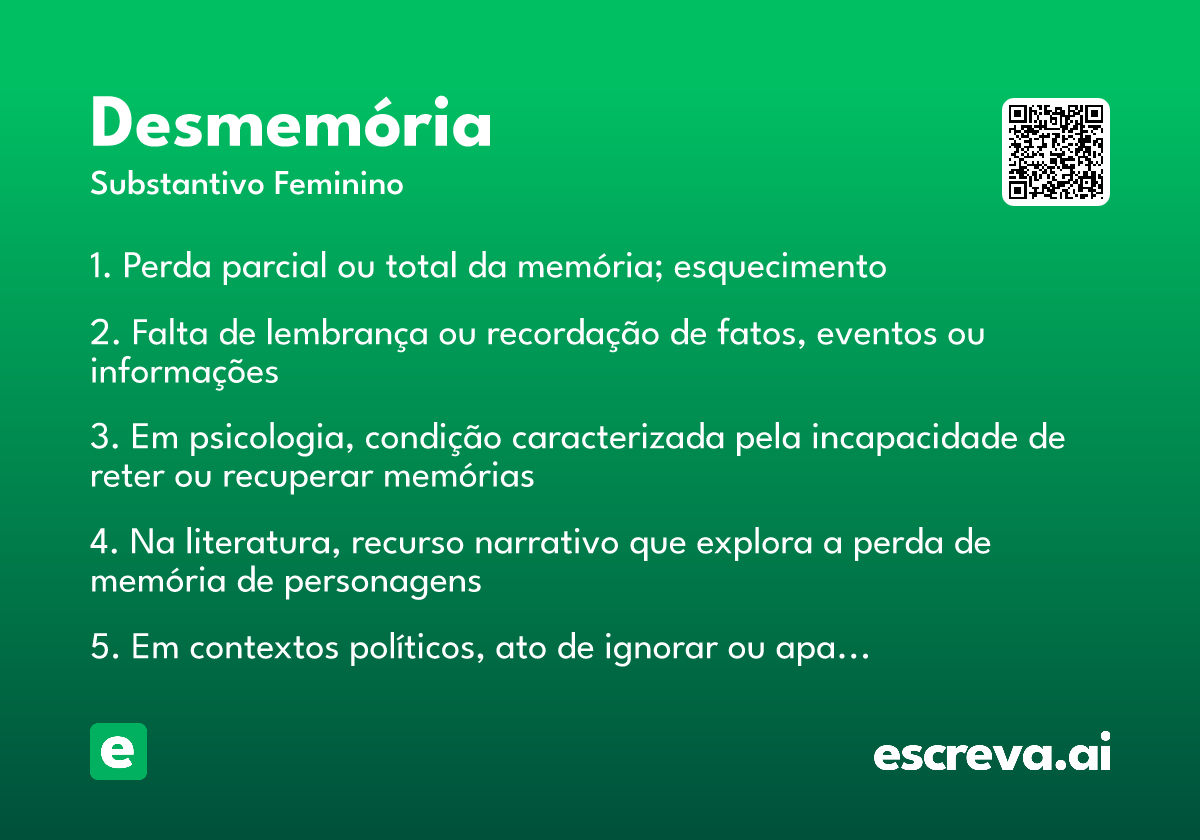 desmemória