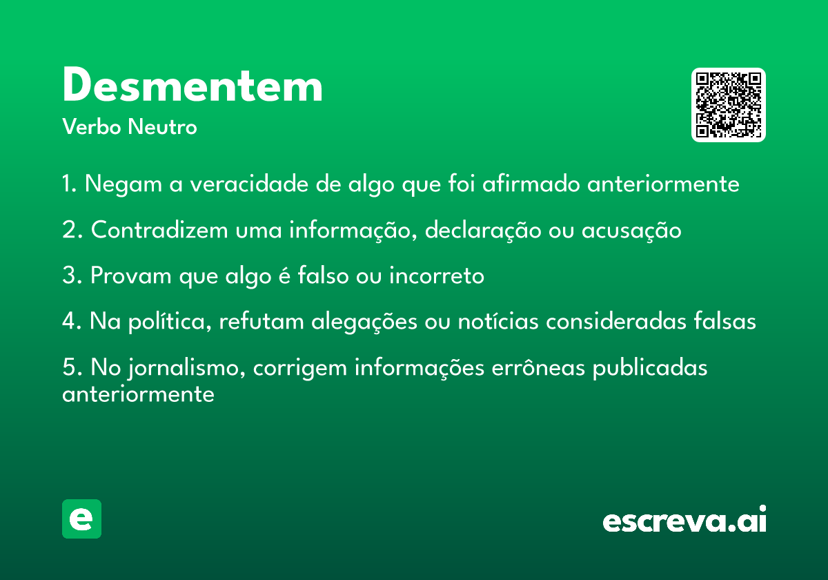 desmentem