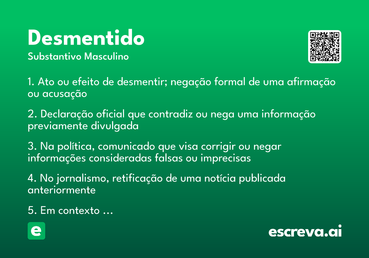 desmentido