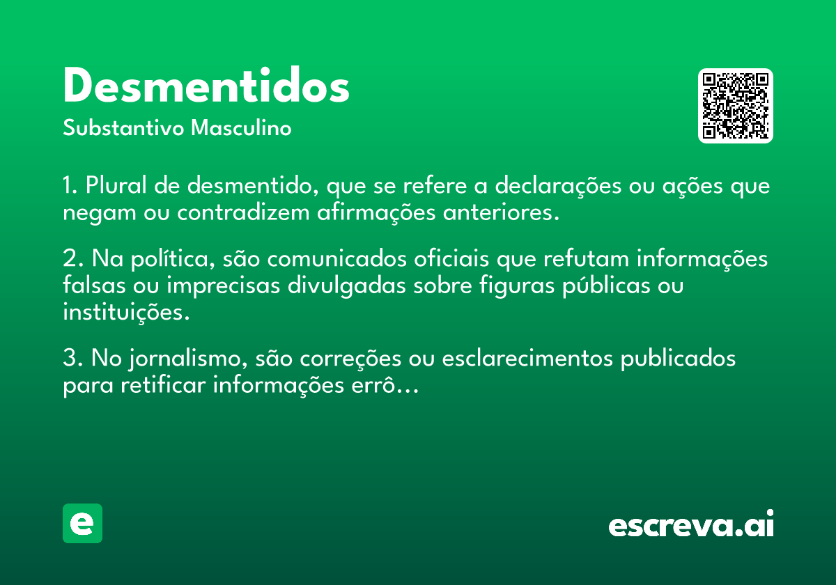 desmentidos