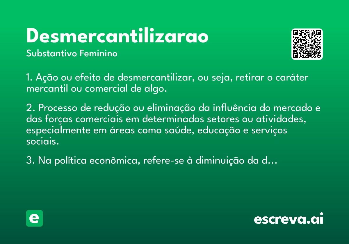 desmercantilizarao
