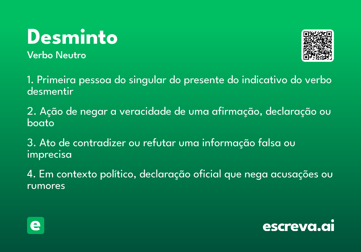 desminto
