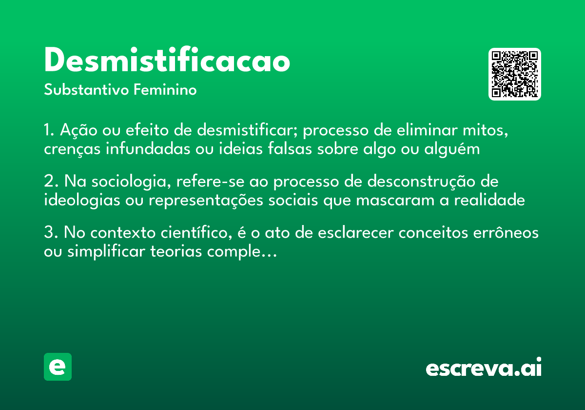 desmistificacao