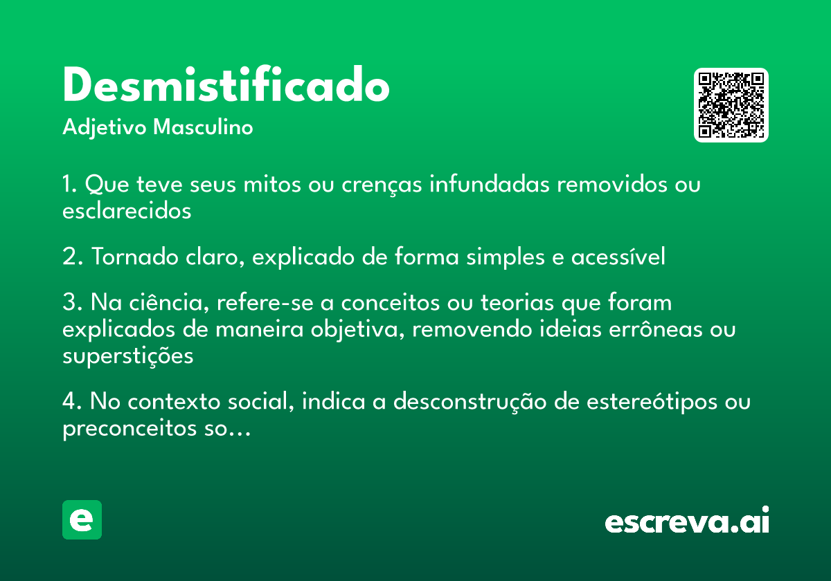 desmistificado
