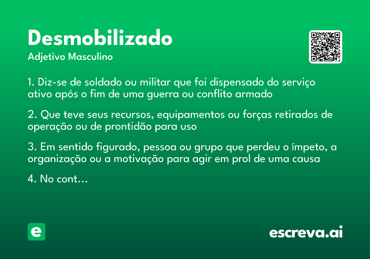 desmobilizado