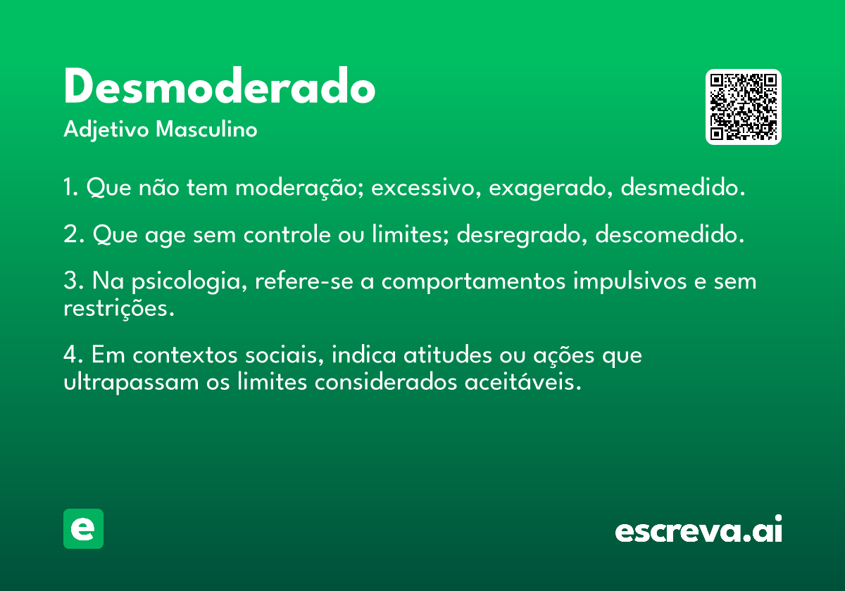 desmoderado
