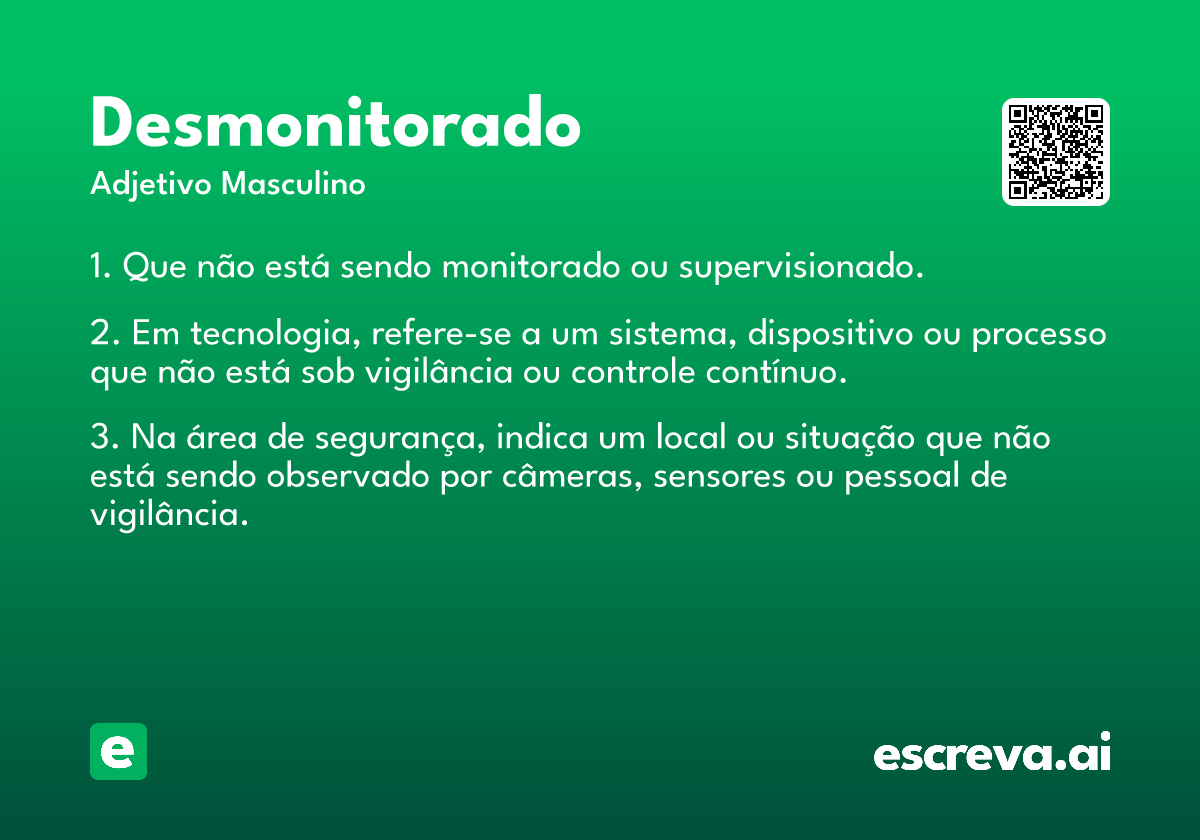 desmonitorado