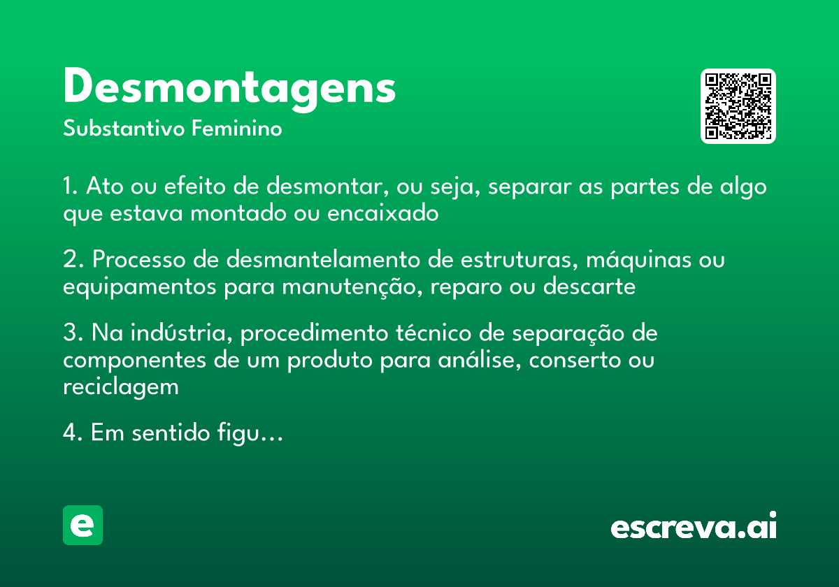 desmontagens