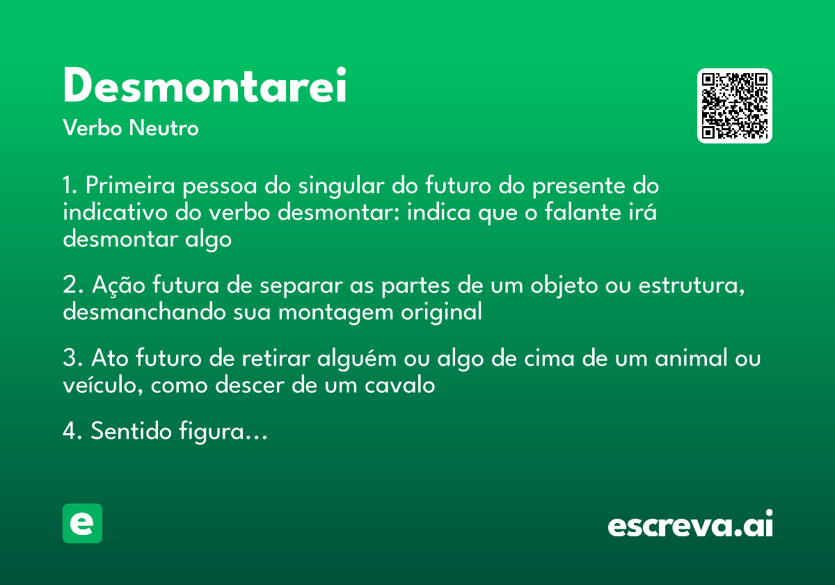 desmontarei