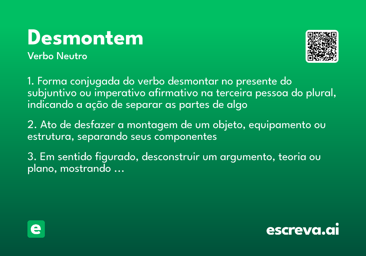 desmontem