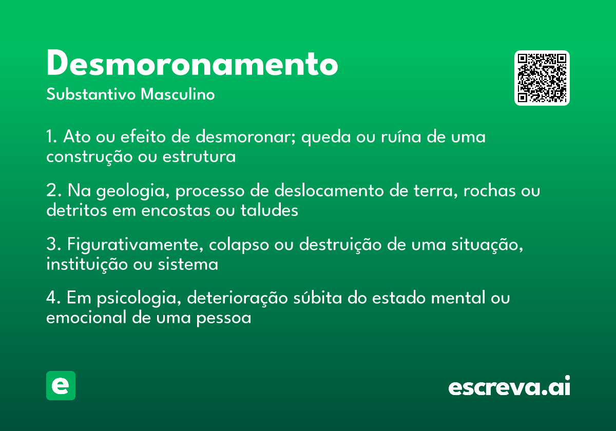 desmoronamento