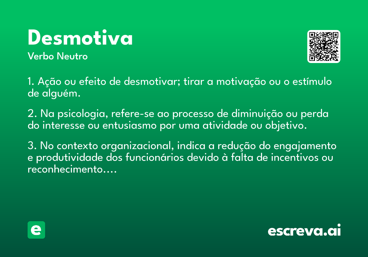desmotiva
