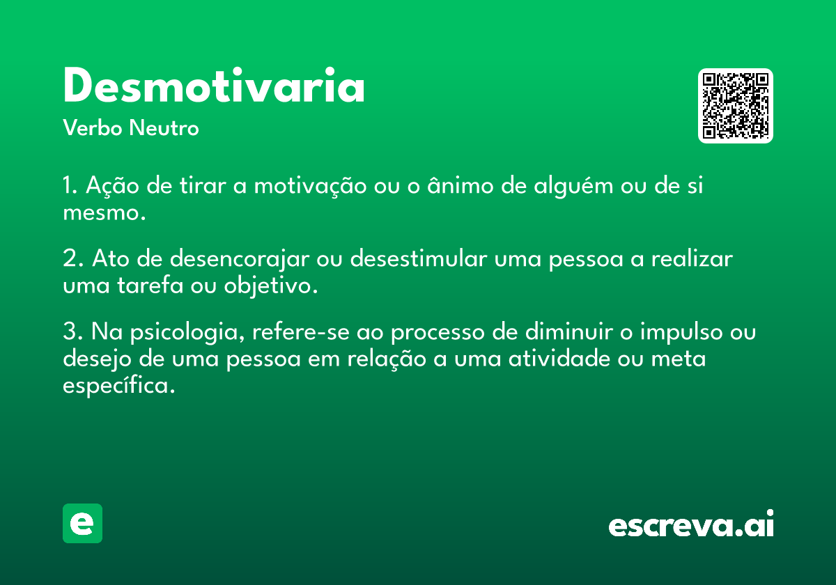 desmotivaria