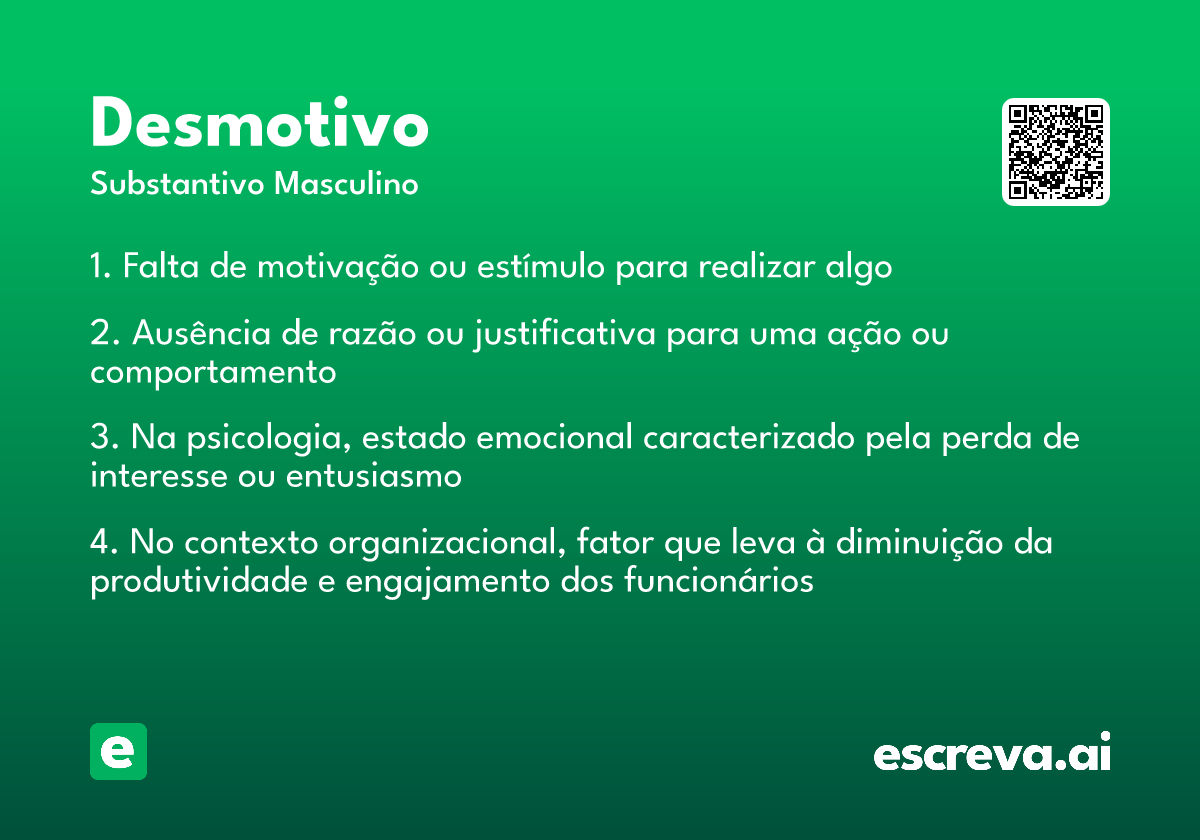 desmotivo