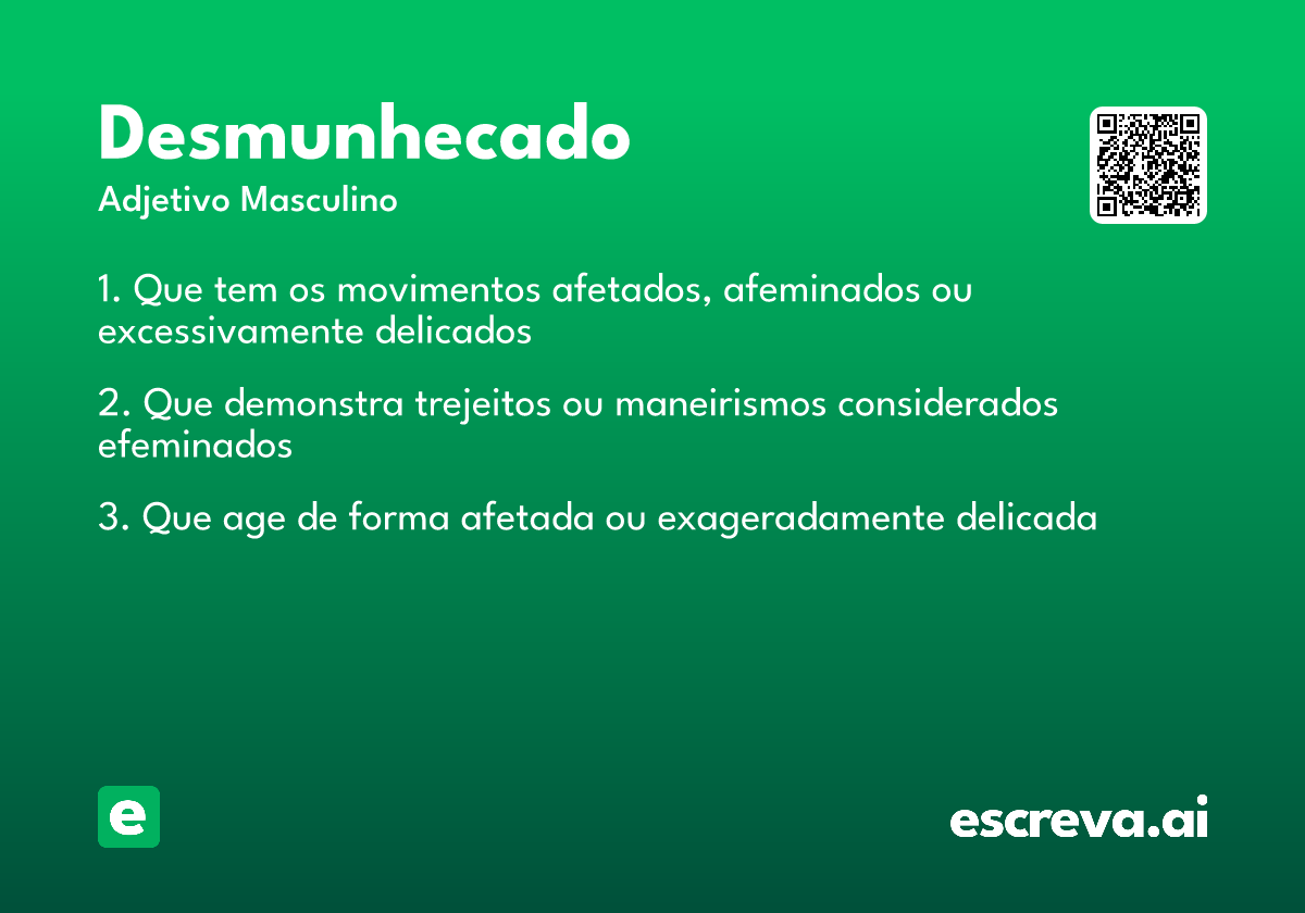 desmunhecado
