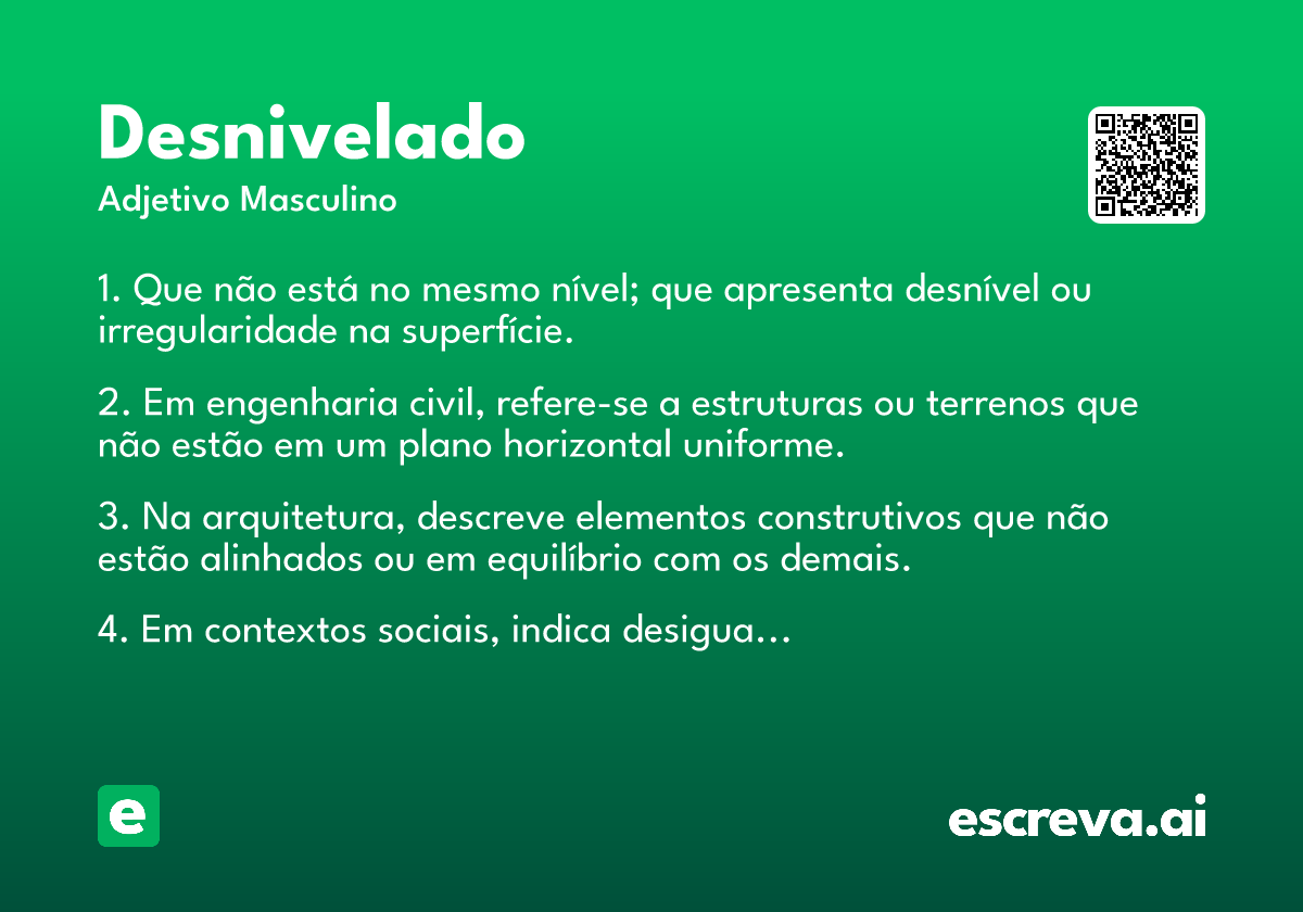 desnivelado