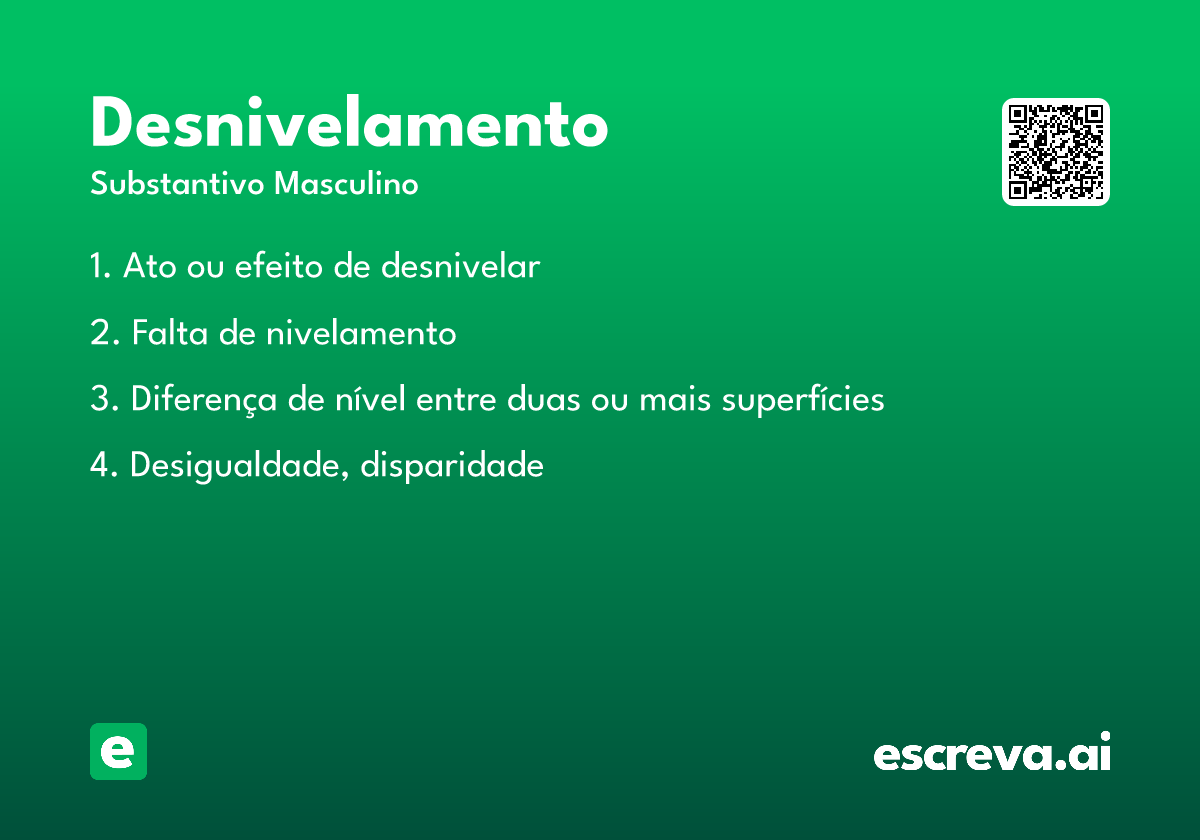 desnivelamento