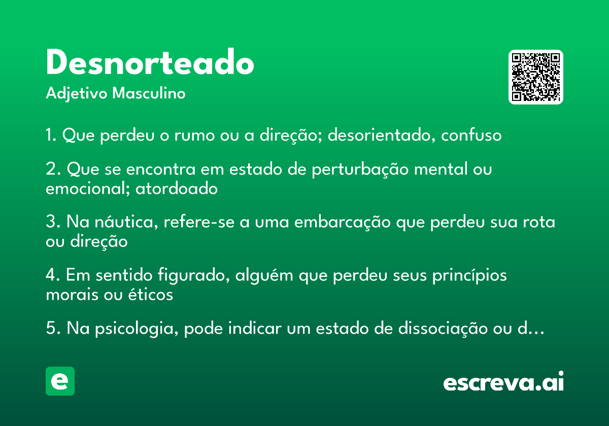 desnorteado