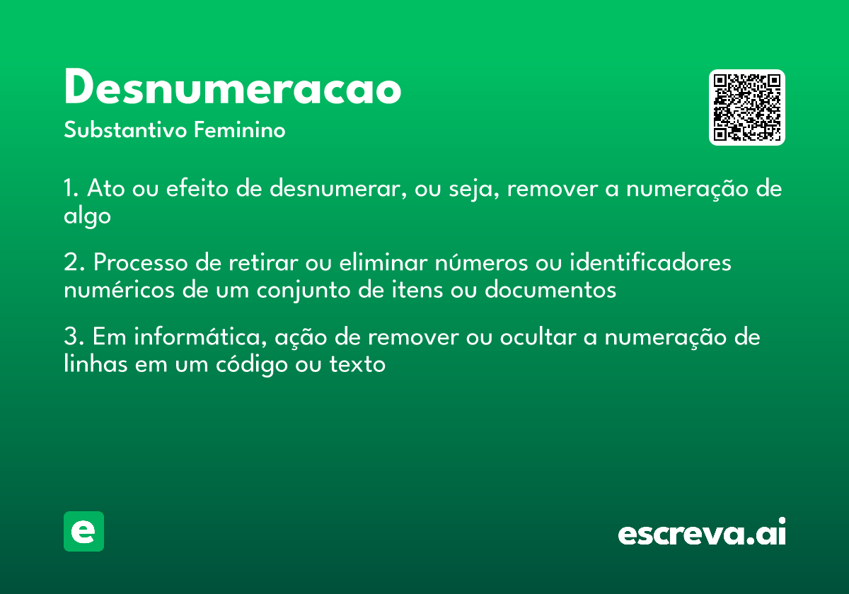 desnumeracao