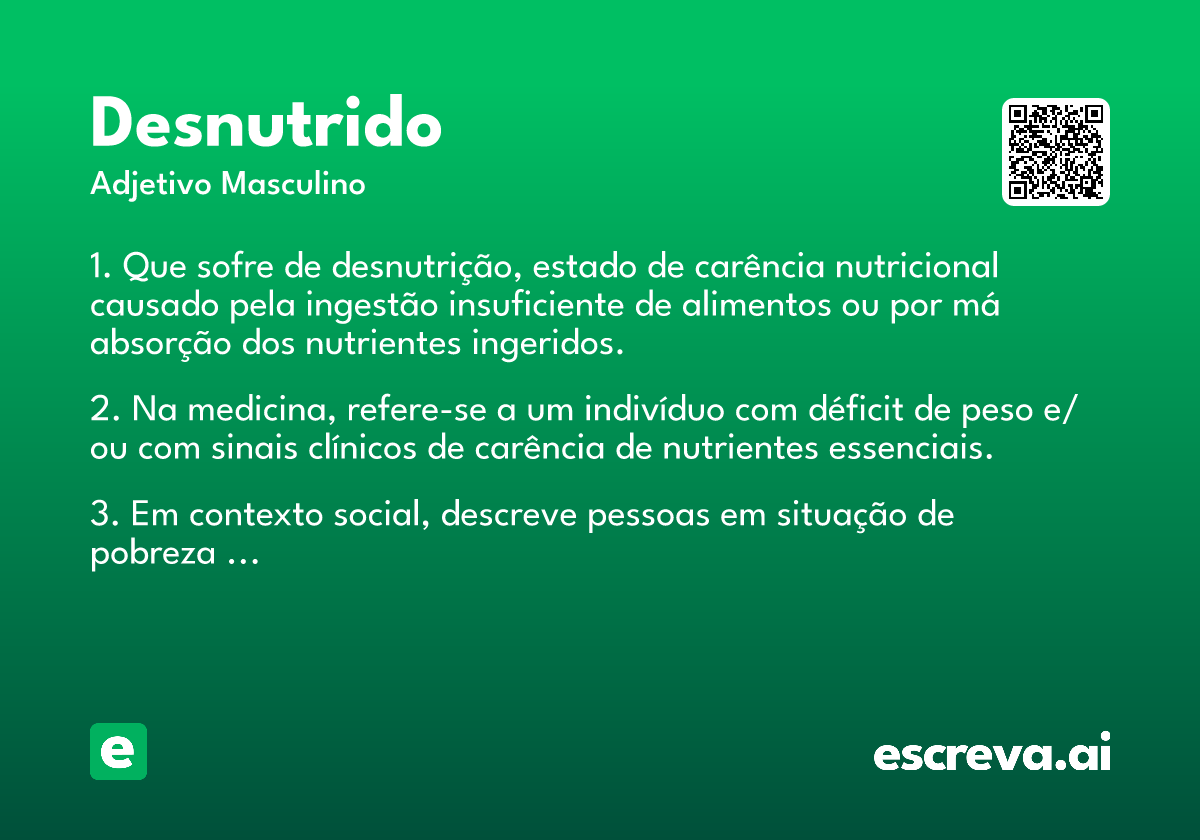 desnutrido