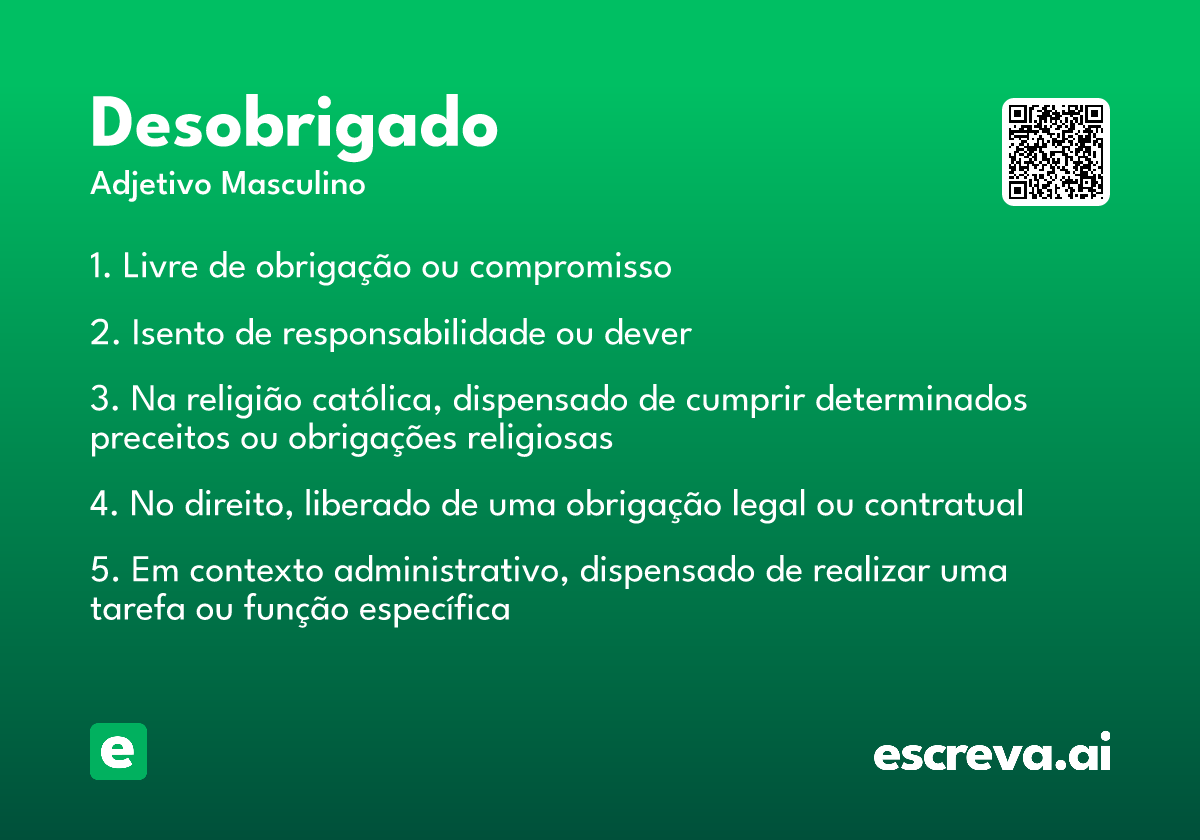desobrigado