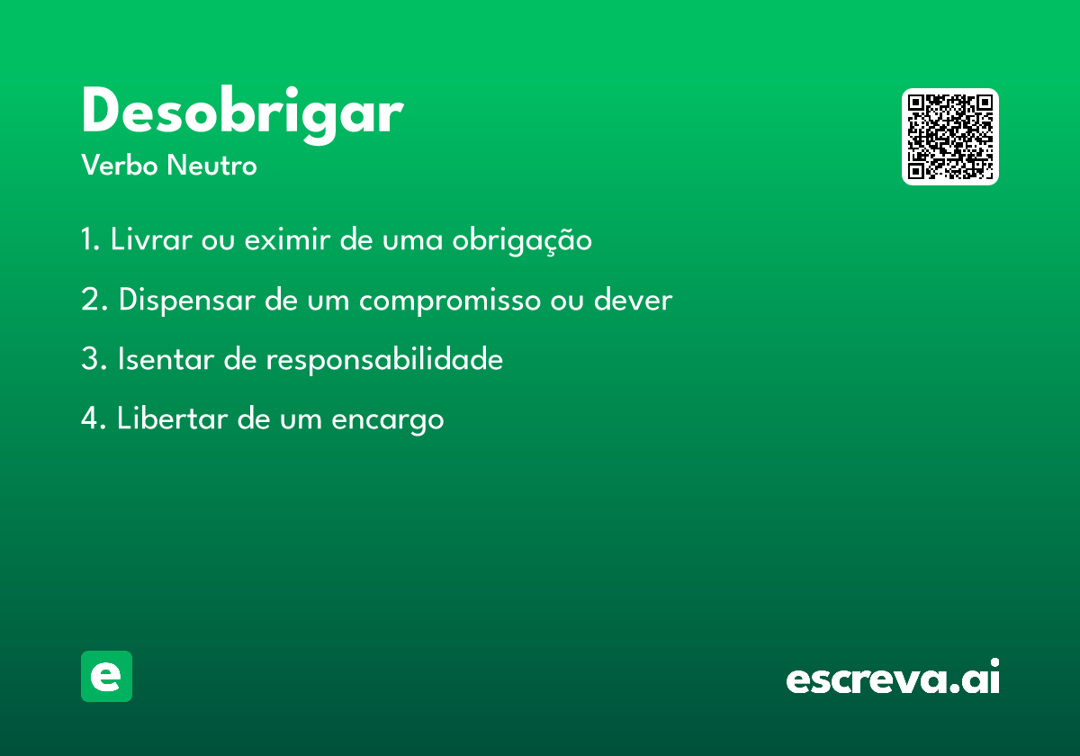 desobrigar