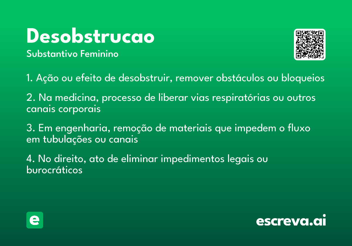 desobstrucao