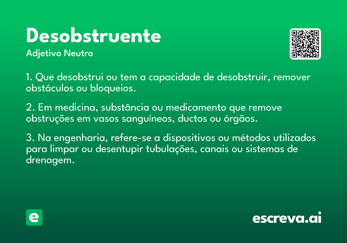 desobstruente