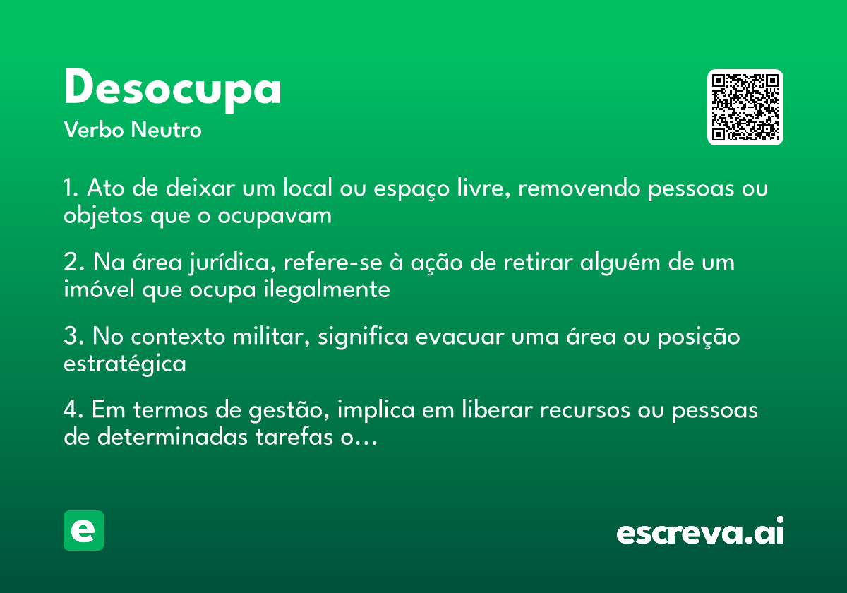 desocupa