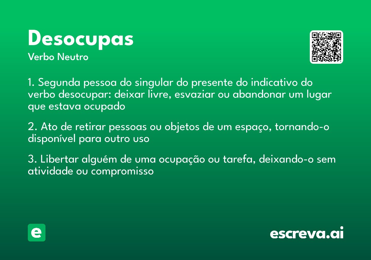 desocupas