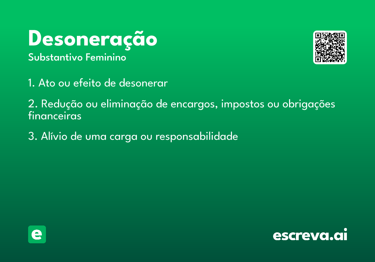 desoneração