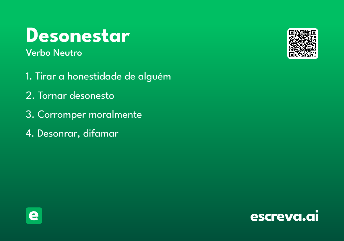 desonestar