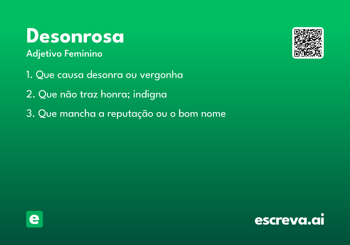 desonrosa