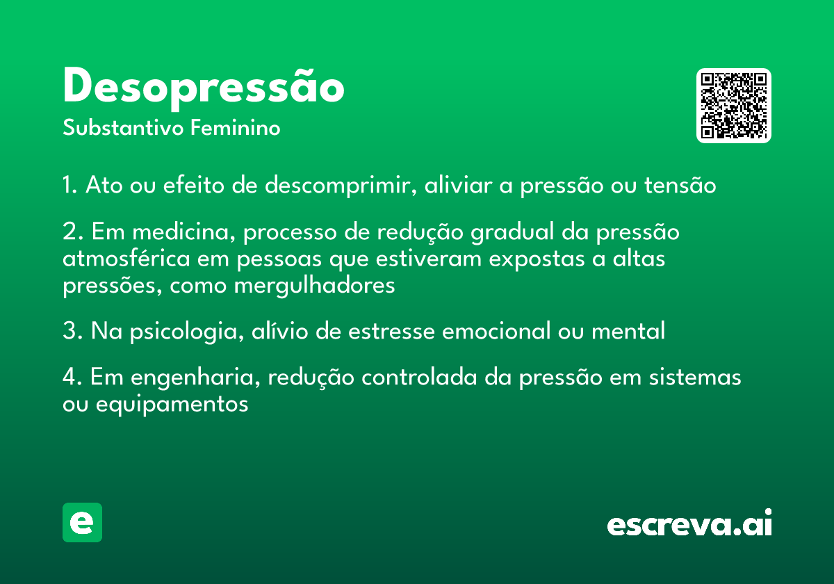 desopressão