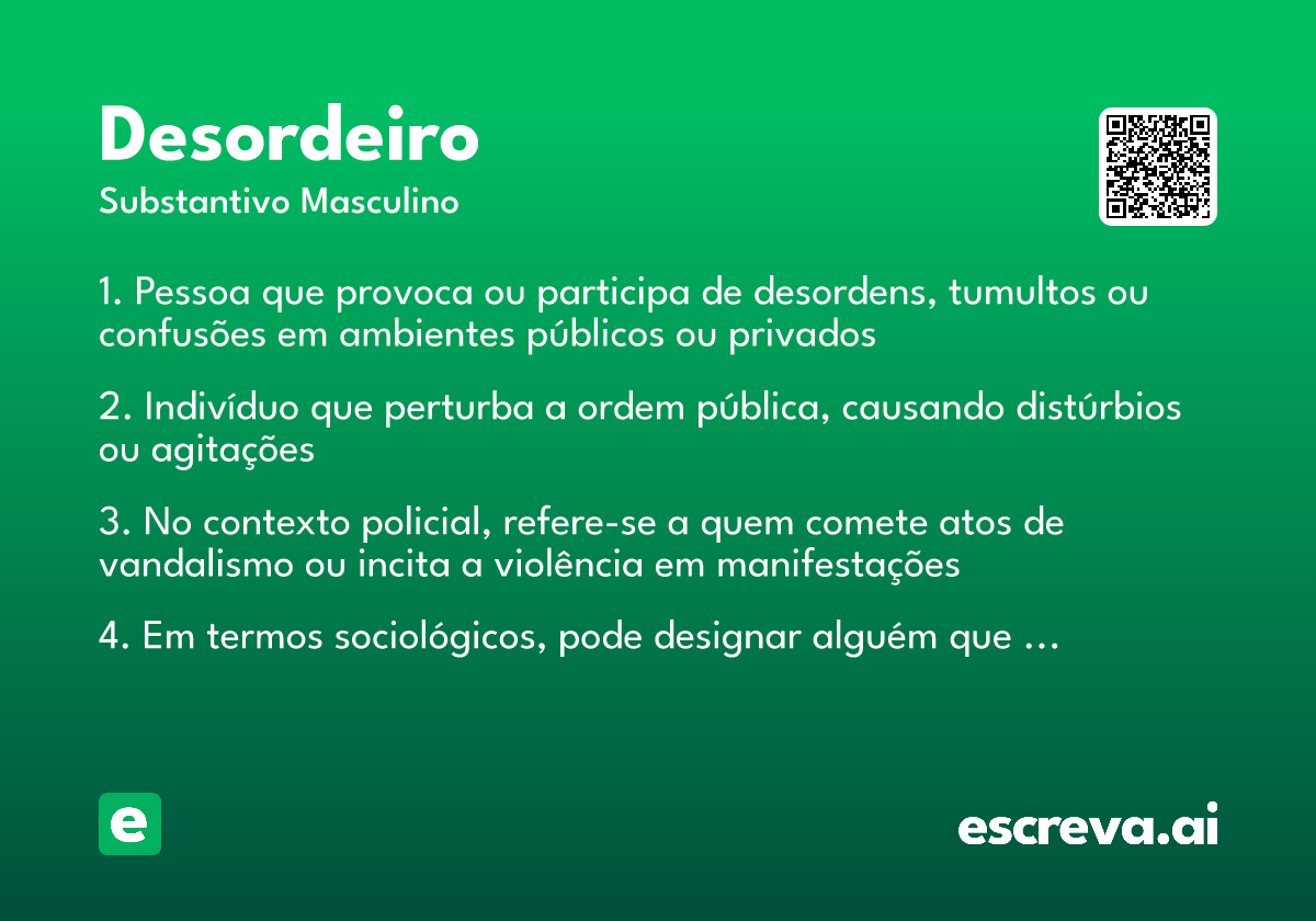 desordeiro