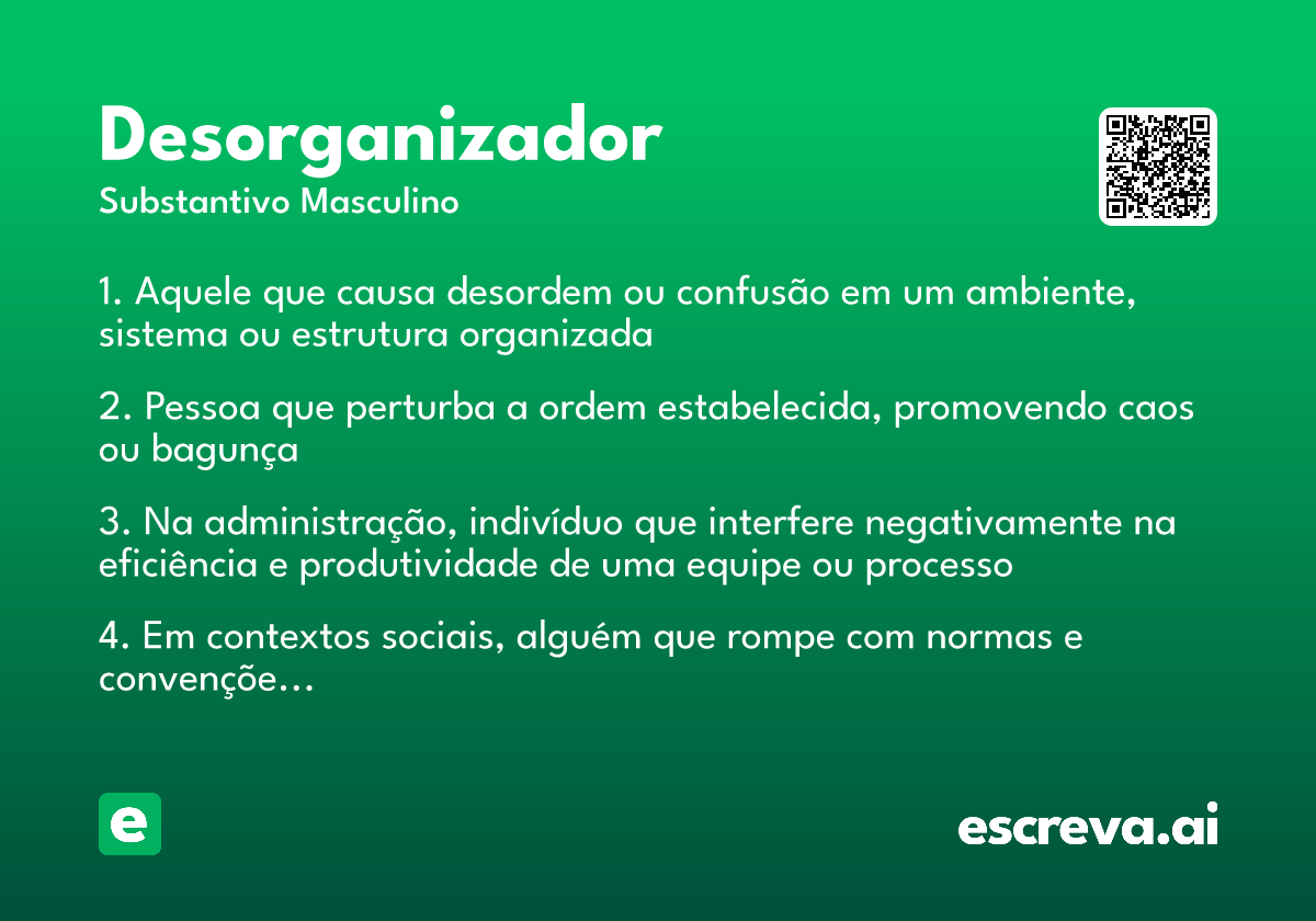 desorganizador