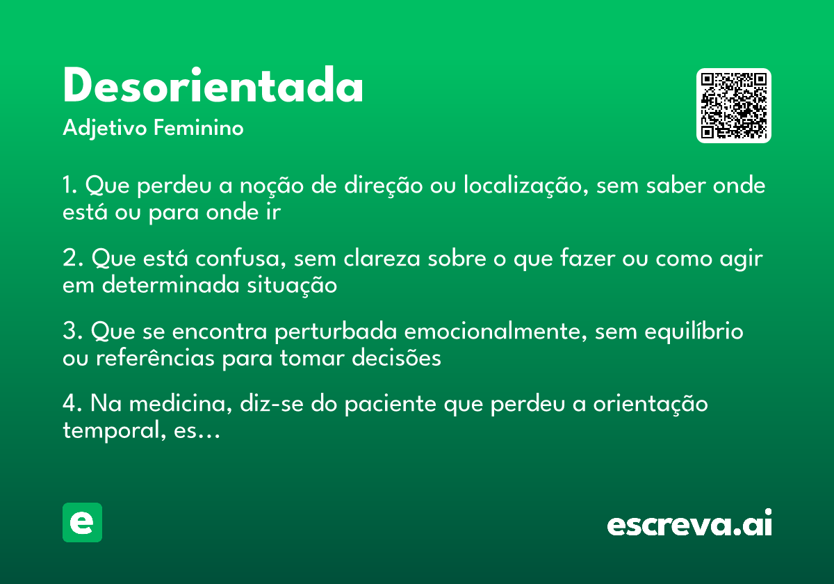 desorientada