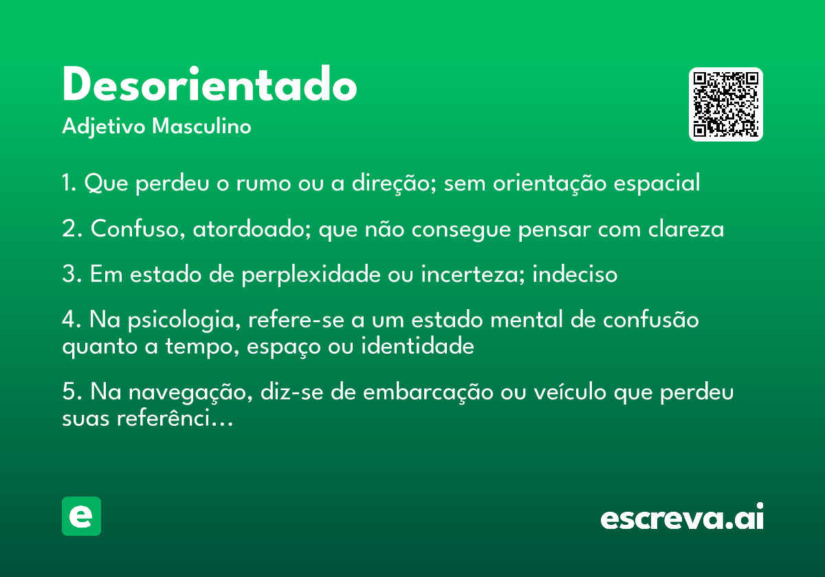 desorientado