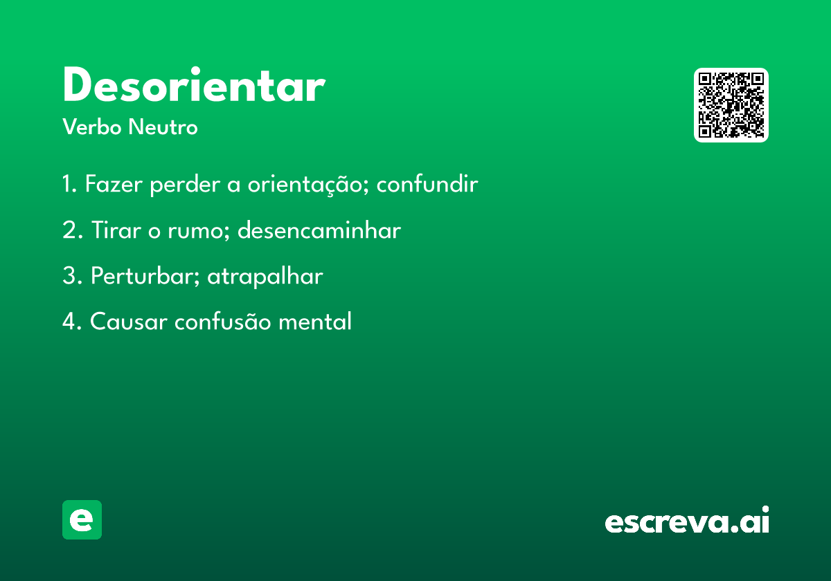 desorientar