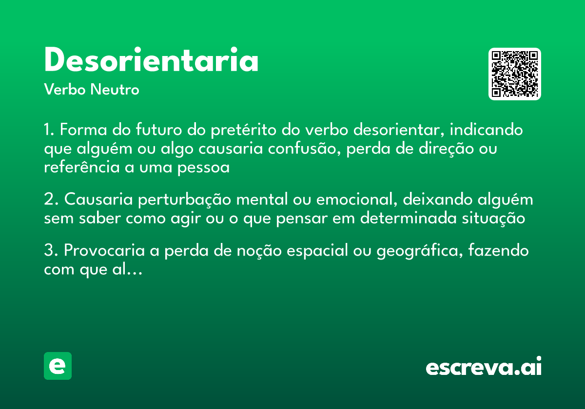 desorientaria