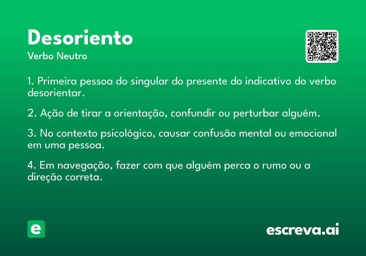 desoriento