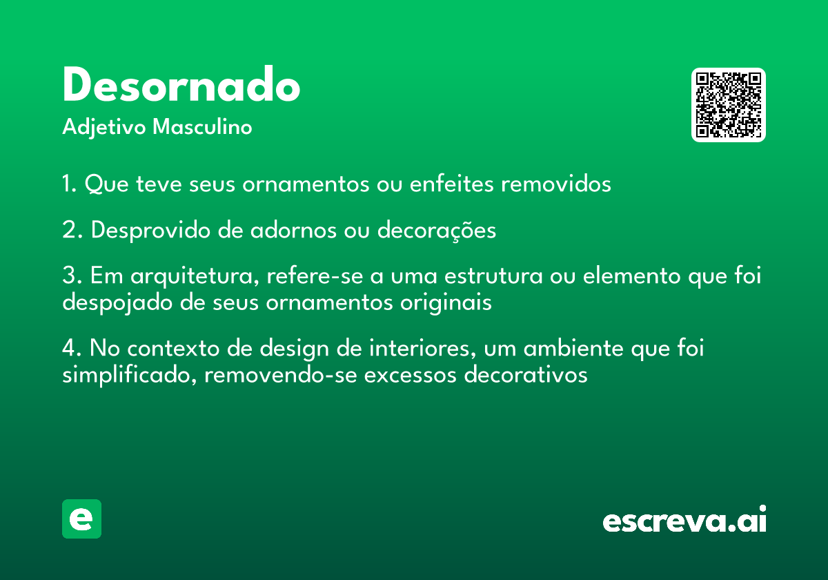 desornado