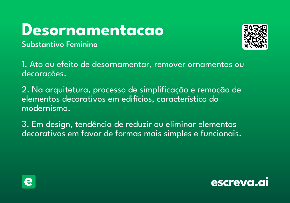 desornamentacao
