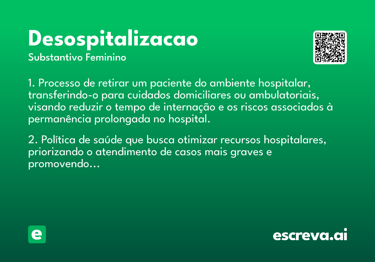 desospitalizacao