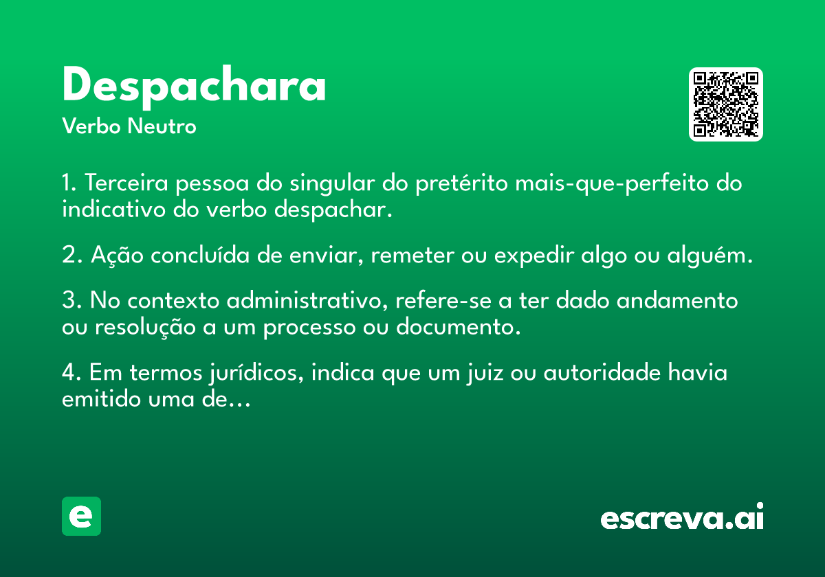 despachara