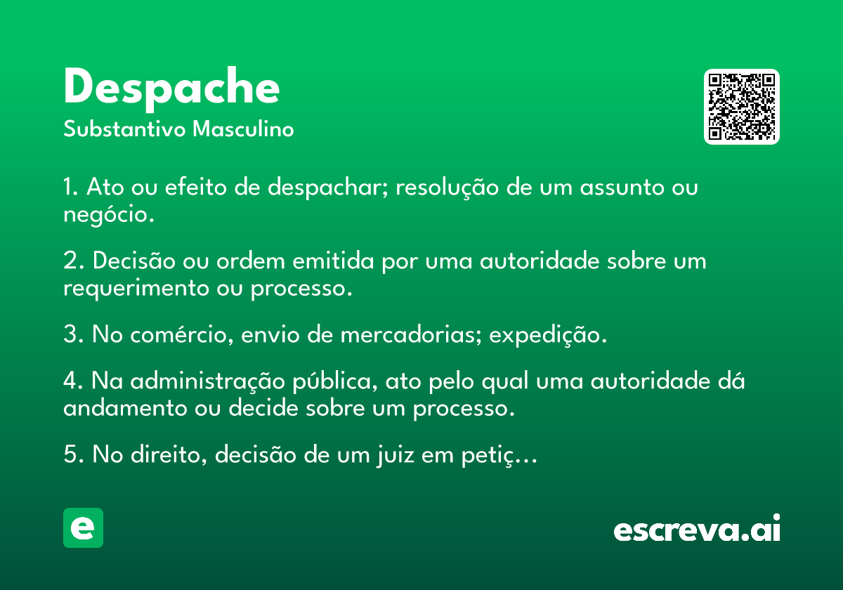 despache