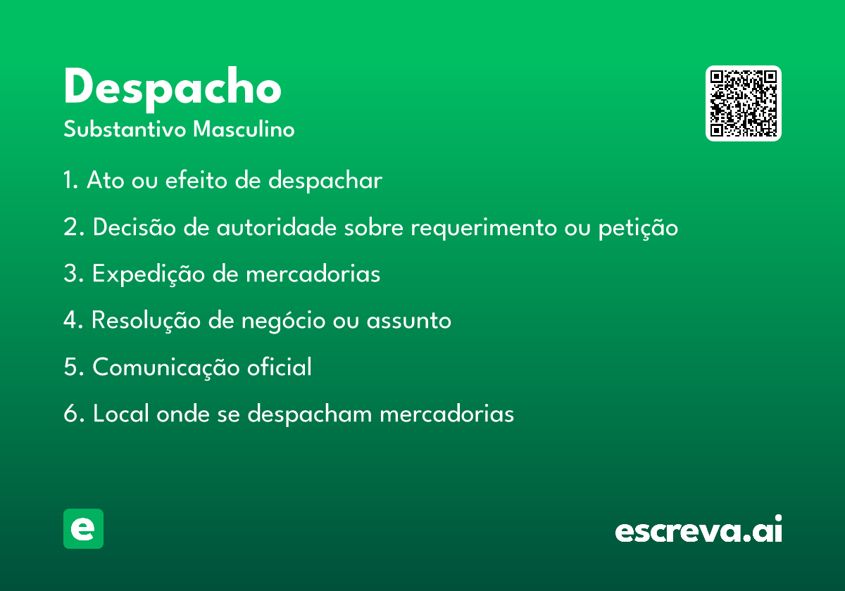 despacho