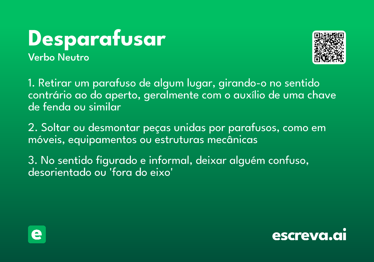 desparafusar