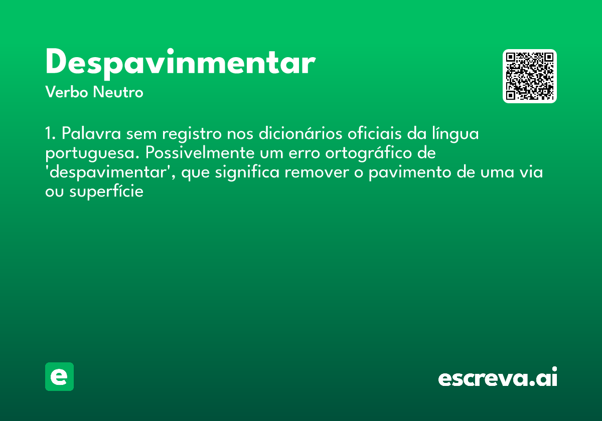despavinmentar